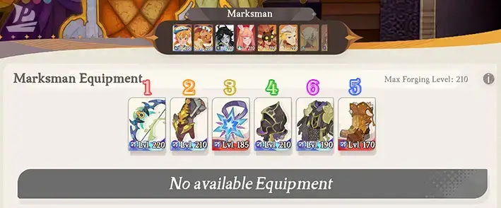 Marksman gear priority