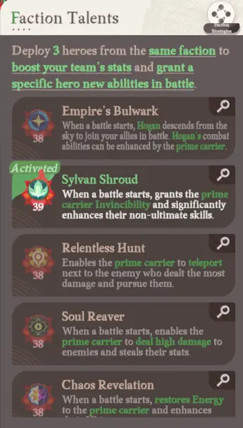 Faction Tiles