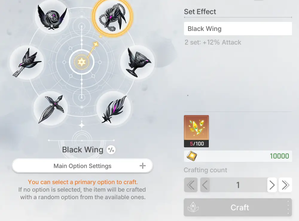 Crafting details