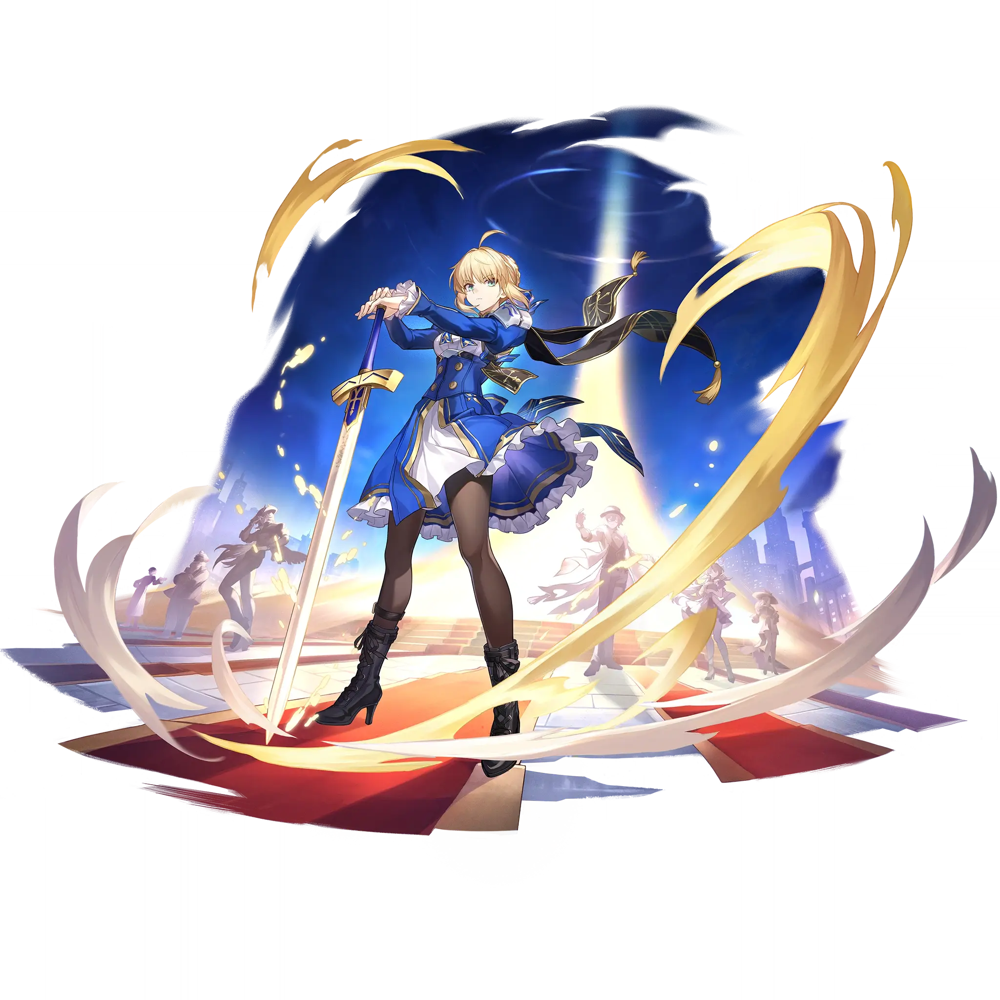 Saber banner art