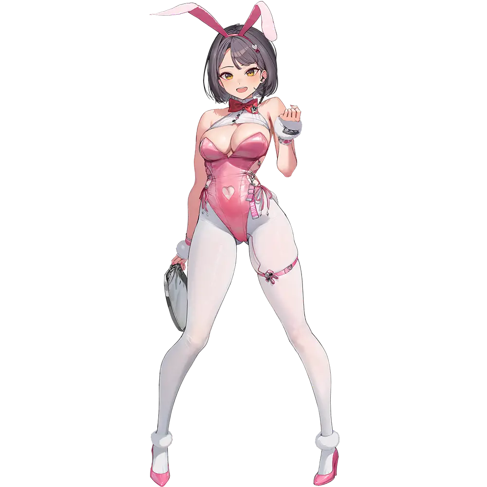 Milk: Blooming Bunny - NIKKE full character artwork