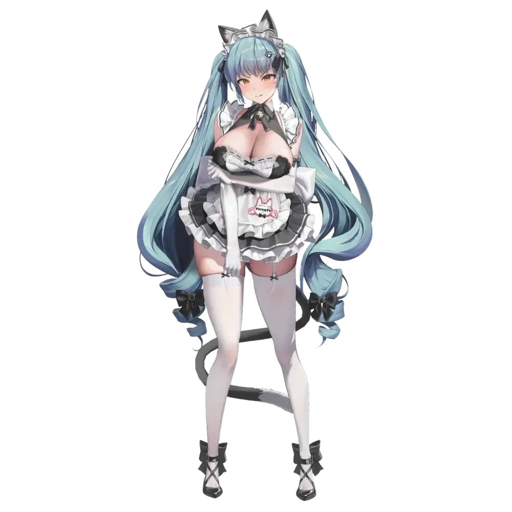 Privaty: Unkind Maid - NIKKE full character artwork