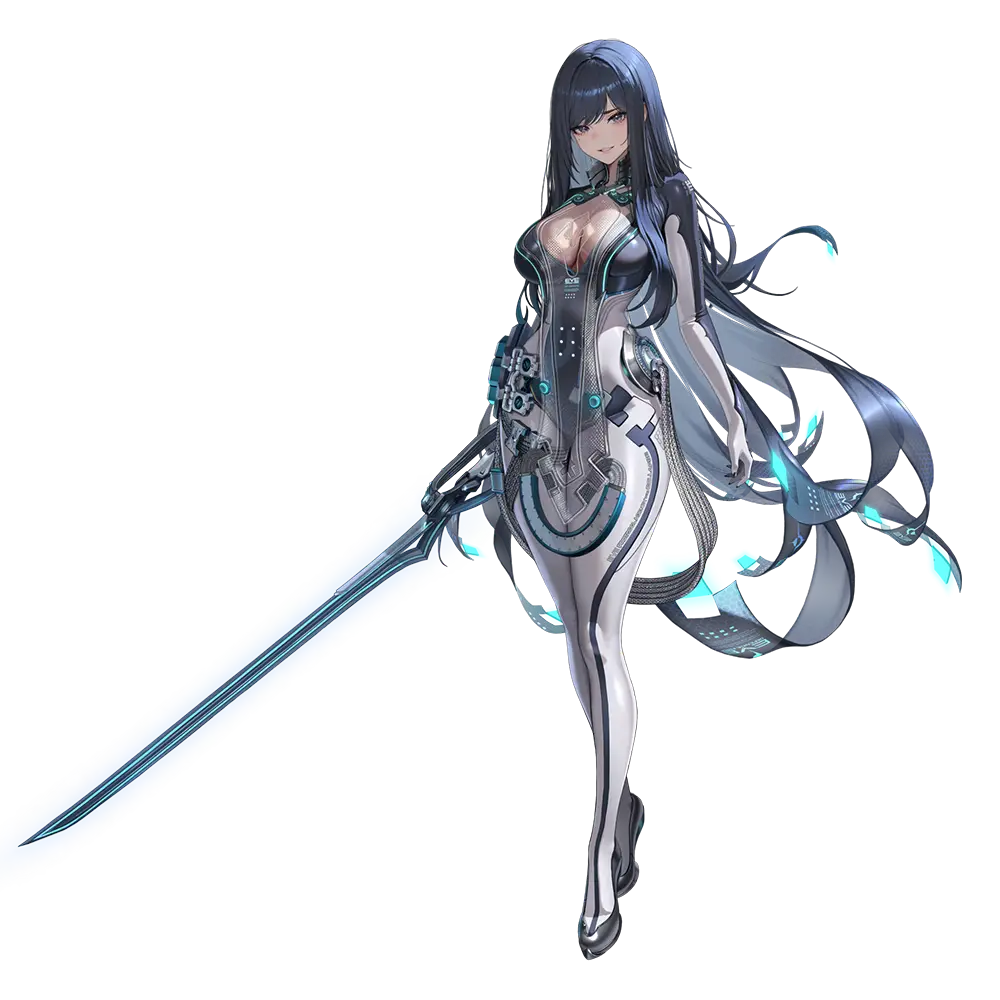 Raven - NIKKE full character artwork
