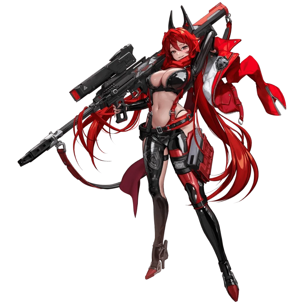 Red Hood B3 - NIKKE full character artwork