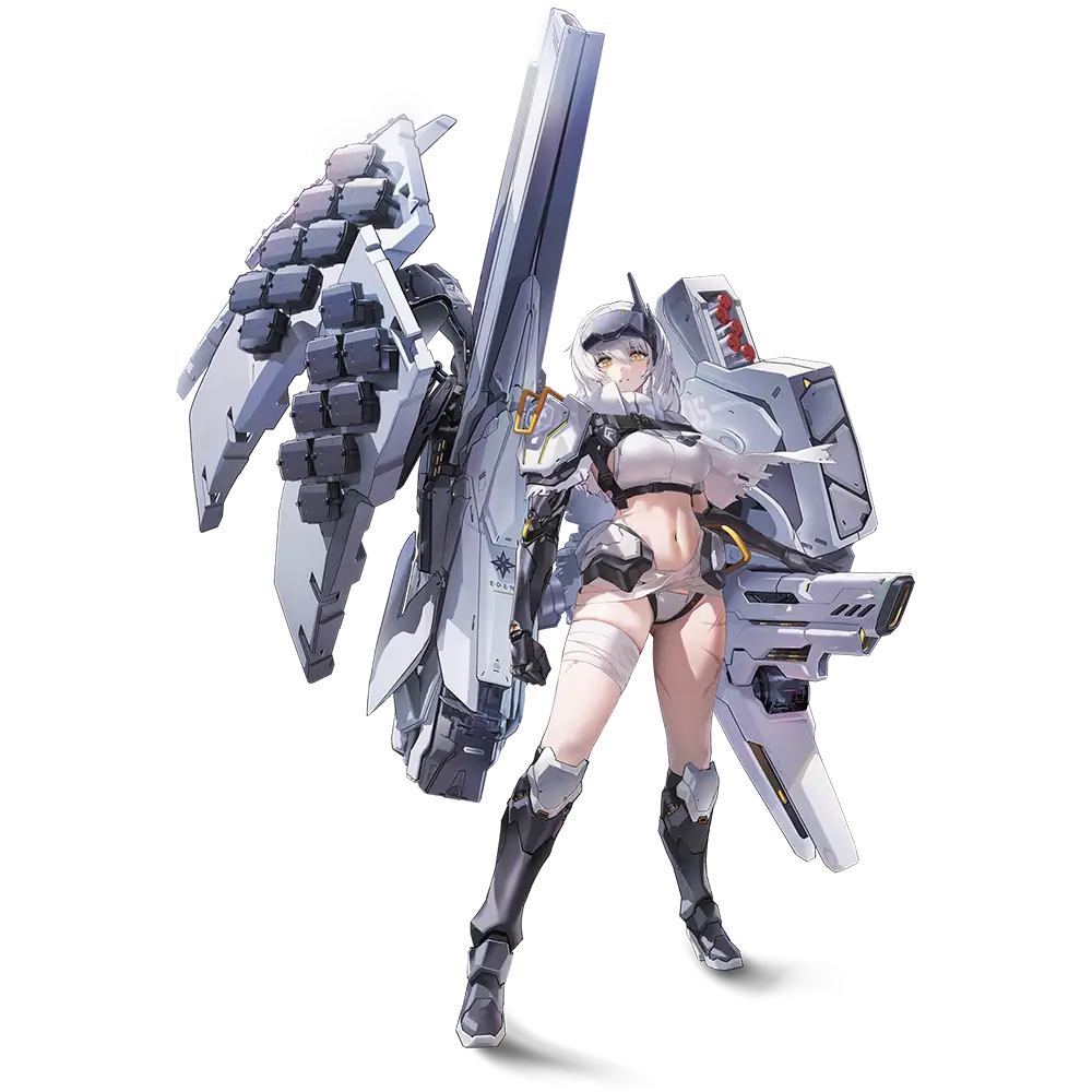 Snow White: Heavy Arms - NIKKE full character artwork