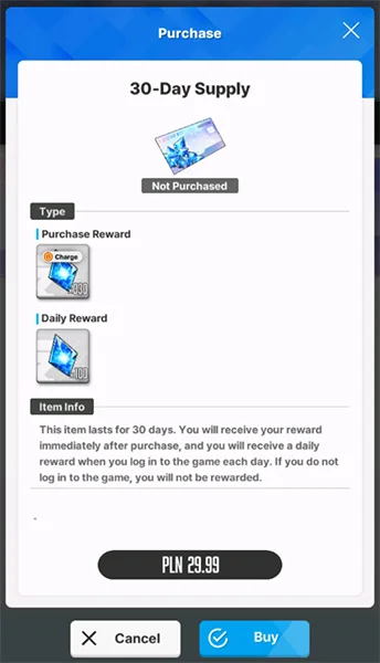 30 day pack