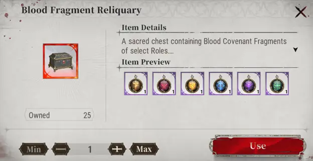 Blood Fragment Reliquary