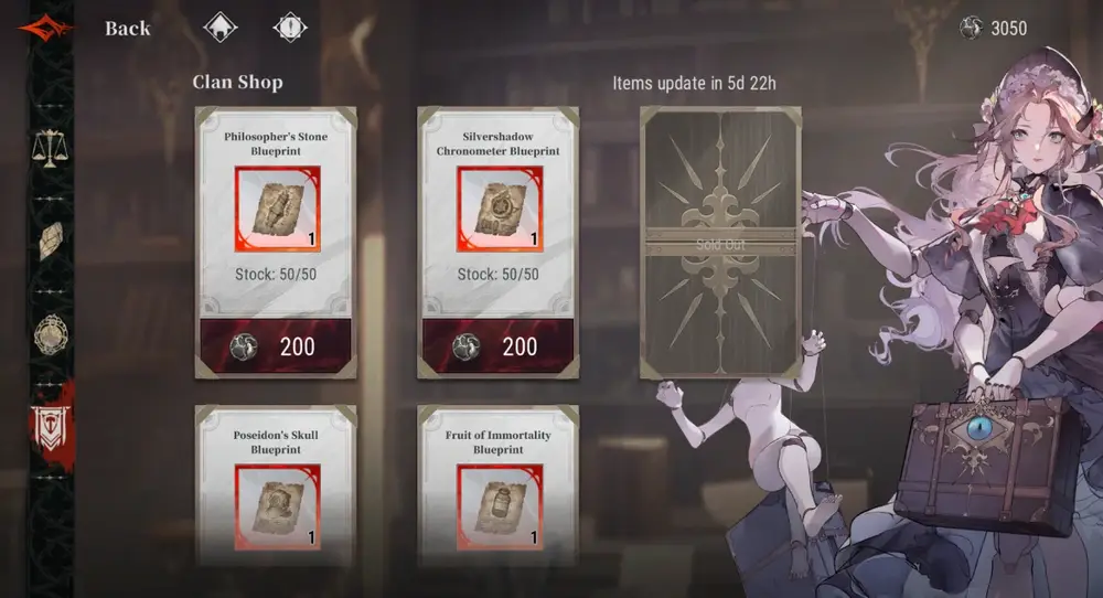 Clan Shop