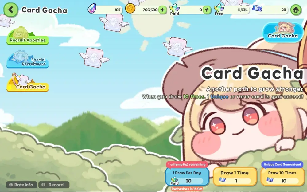 Standard Card Summon