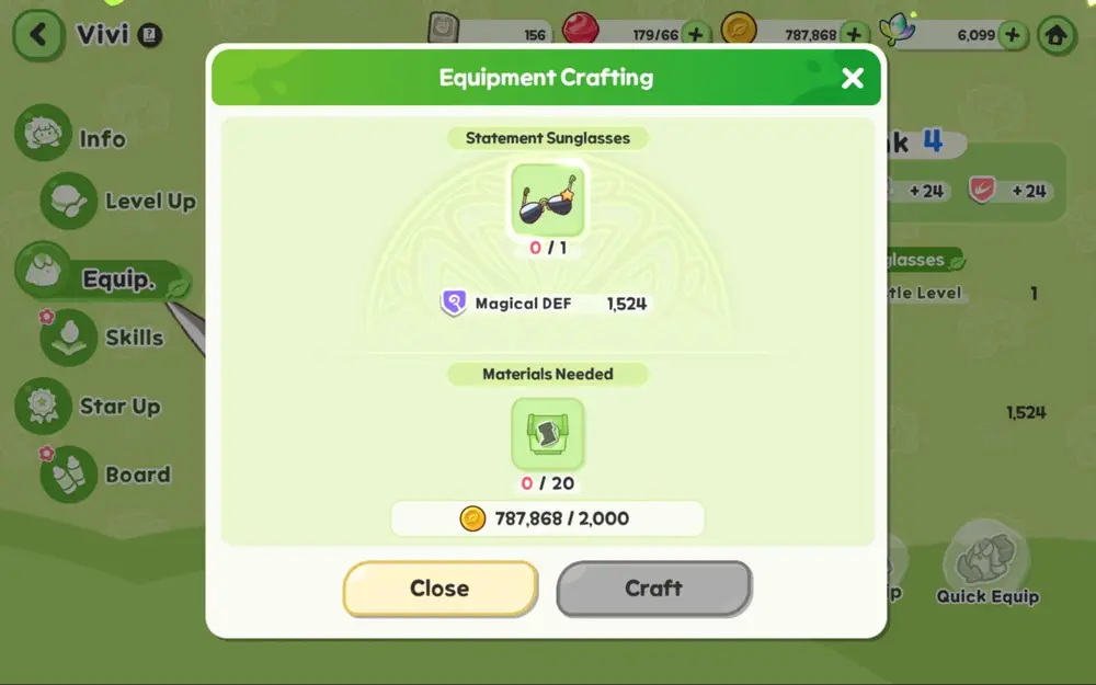 Equipping