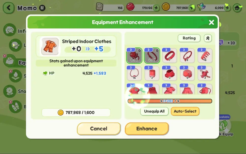 Upgrading Gear